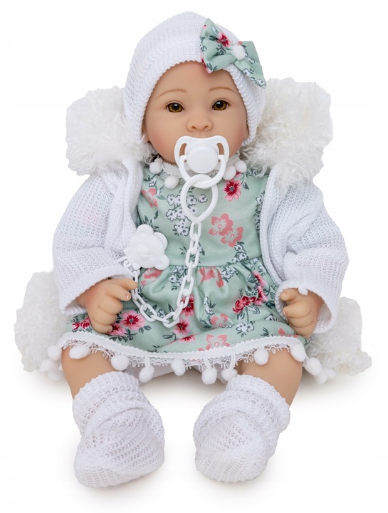 Lalka bobas interaktywna DUŻA REALISTYCZNA PACHNĄCA zestaw SMOCZEK PAMPERS