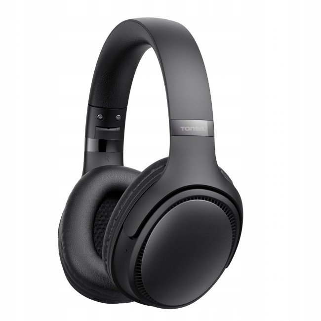 Słuchawki Tonsil R35BT Czarne bezprzewodowe nauszne Bluetooth 5.3