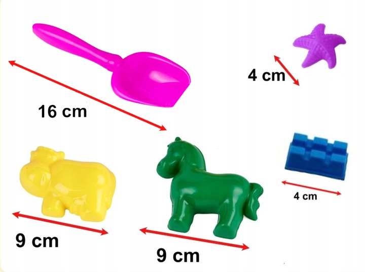 BibiMoon Piasek Kinetyczny 5kg ZESTAW Piaskownica Foremki Łopatka Wiaderko