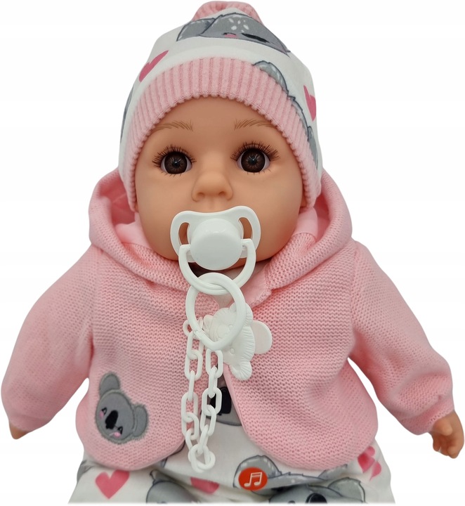 LALKA BOBAS MÓWI I ŚPIEWA POLSKI 45CM+SMOCZEK_67