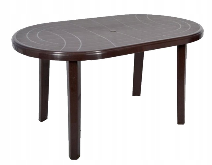 MOCNY BRĄZOWY ZESTAW 8+1 KRZESŁA DUŻY STÓŁ OGRÓD