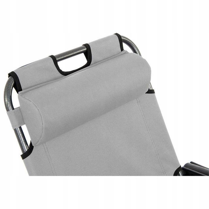 Leżak RC-K-872 metal szary