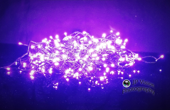 LAMPKI CHOINKOWE 300 LED FIOLETOWE WEW/ZEW