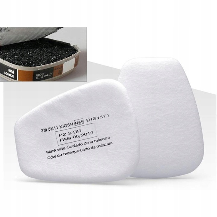 MASKA LAKIERNICZA PÓŁMASKA 6200 OSŁONA TWARZY