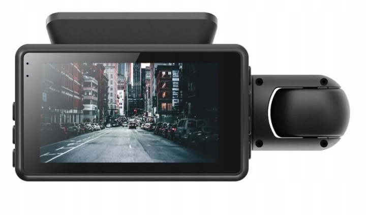 WIDEOREJESTRATOR KAMERA SAMOCHODOWA REJESTRATOR JAZDY HD DWA OBIEKTYWY