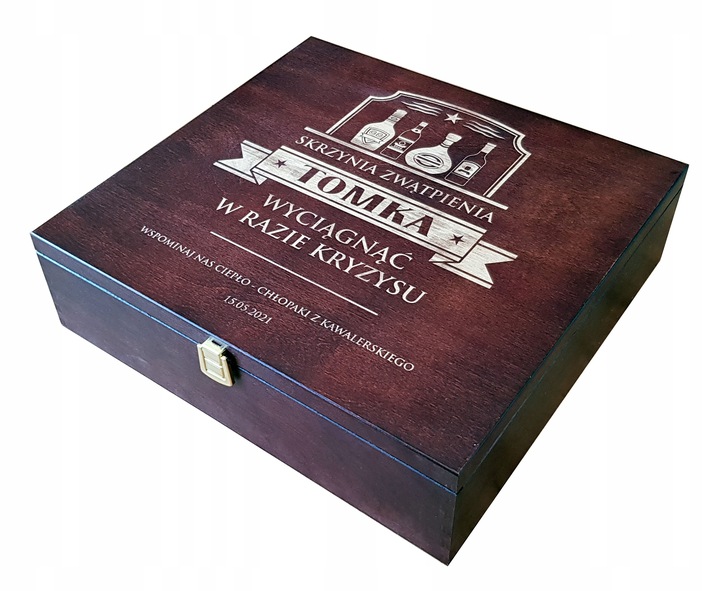 ZESTAW VIP karafka 6 szklanek 6 kieliszków PREZENT