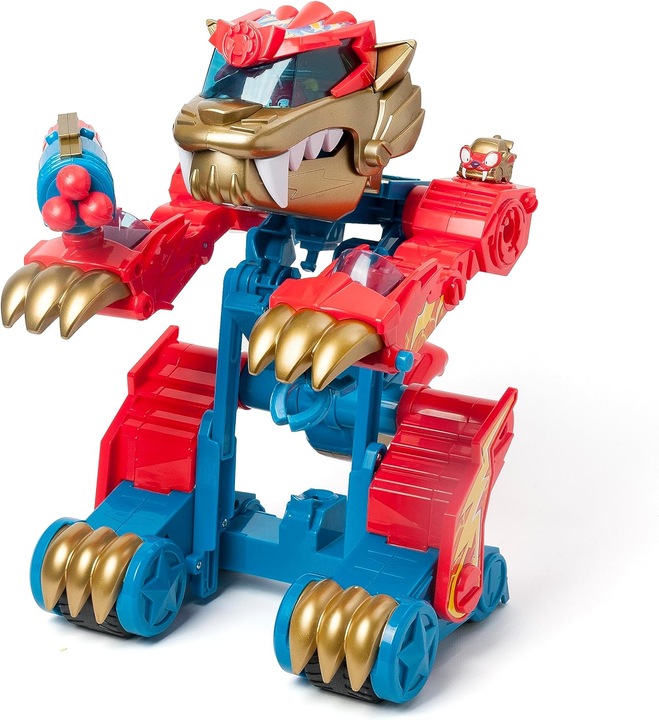 Zestaw Magicbox SuperThings Wild Tigerbot transformer zmienia się w pojazd