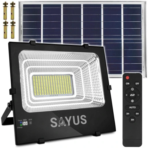 MOCNA LAMPA SOLARNA LED HALOGEN LATARNIA ULICZNA 1400W PILOT