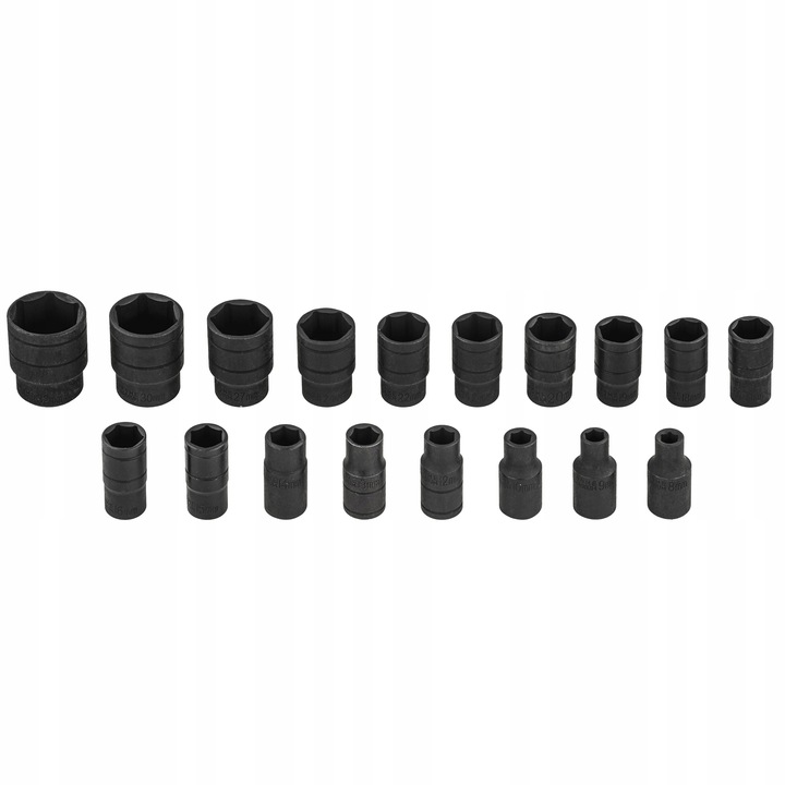 ZESTAW NASADEK UDAROWYCH 8-32MM NASADKI GRZECHOTKA 1/2 UDAR 24EL PRZEDŁUŻKA
