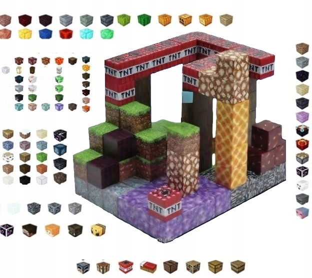 KLOCKI MAGNETYCZNE KLOCKI SZEŚCIANY 100 KLOCKÓW +1 LUDZIK