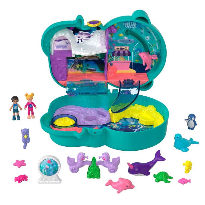 POLLY POCKET Oceanarium wyderki Zestaw kompaktowy