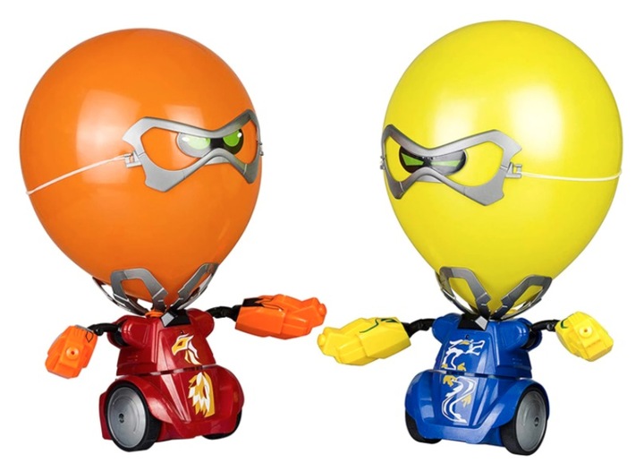 Auto Roboty Walczące Zdalnie Sterowane Balony + 2 Piloty + Zestaw 20 Balon
