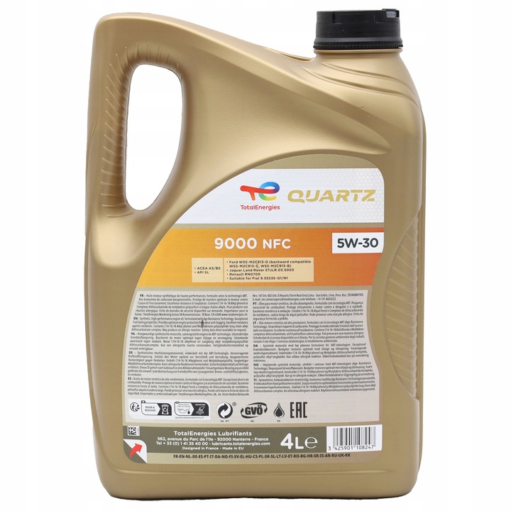 Olej Silnikowy Total Future 9000 NFC 5w30 4L