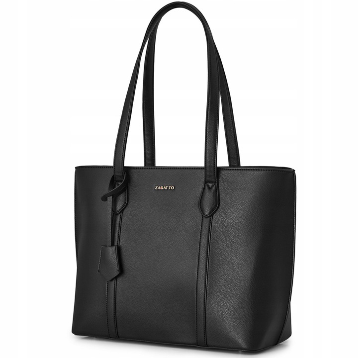 Torebka damska Shopperka do pracy szkoły duża A4 skóra ekologiczna ZAGATTO