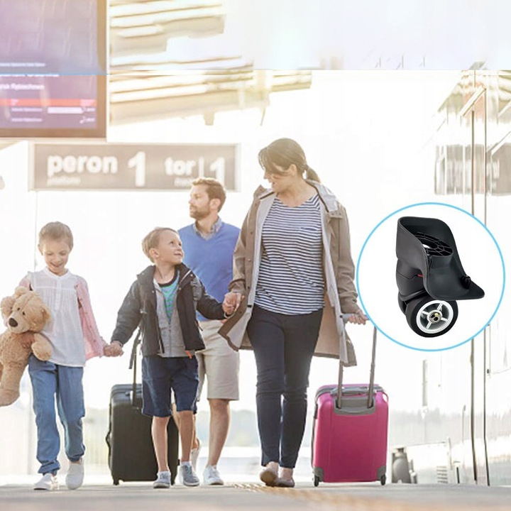 KÓŁKO DO WALIZKI KÓŁKA DO BAGAŻU ZAMIENNE 2 SZTUKI