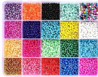 ZESTAW DO ROBIENIA BRANSOLETEK KORALIKI DO ROBIENIA BRANSOLETEK