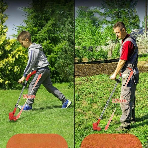 TELESKOPOWA ELEKTRYCZNA BEZPRZEWODOWA PODKASZARKA 650 W MOCNA+2*3000mAh AKU