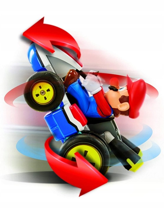 Nintendo Super Mario RC Racer 2,4 GHz zdalnie sterowana do obrotu o 360°