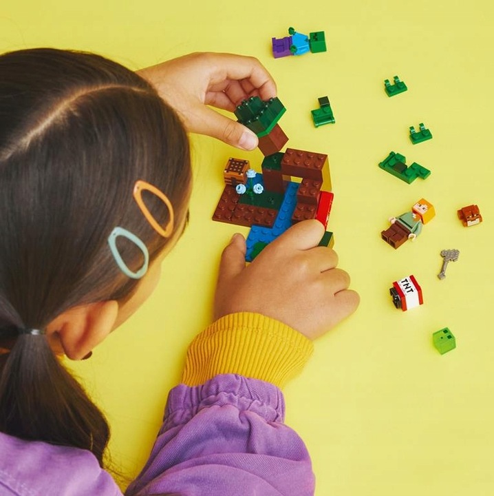 KLOCKI LEGO | MINECRAFT 21240 PRZYGODA NA MOKRADŁACH DLA DZIECKA + TORBA