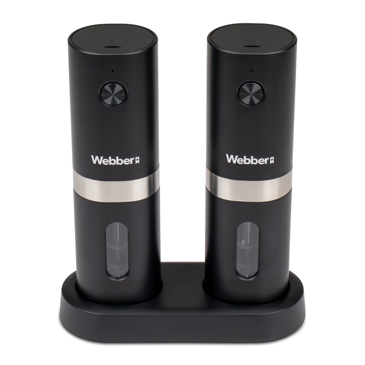 MŁYNEK DO PIEPRZU I SOLI ELEKTRYCZNY AKUMULATOROWY USB MŁYNEK DO SOLI 2 SZT