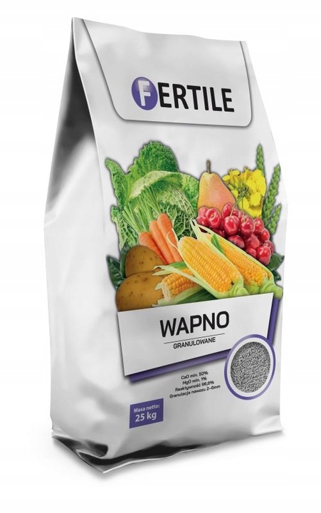Wapno nawozowe granulowane 25 kg FERTILE