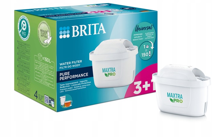 Wkład filtrujący wodę do dzbanka BRITA Maxtra PRO Pure Performance 3+1 szt