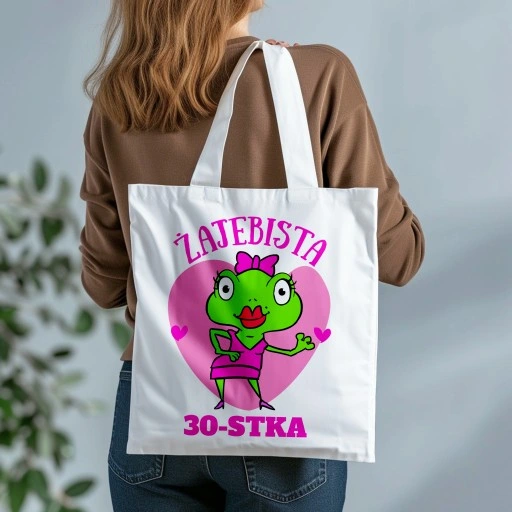 ZESTAW NA URODZINY KOSZULKA I TORBA Z PERSONALIZOWANYM NADRUKIEM PREZENT