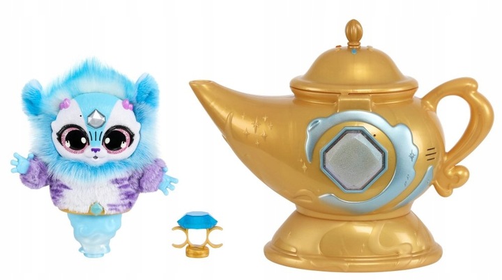MAGIC MIXIES MAGICZNA LAMPA DŻINA MASKOTKA INTERAKTYWNA ZWIERZAK NIEBIESKA