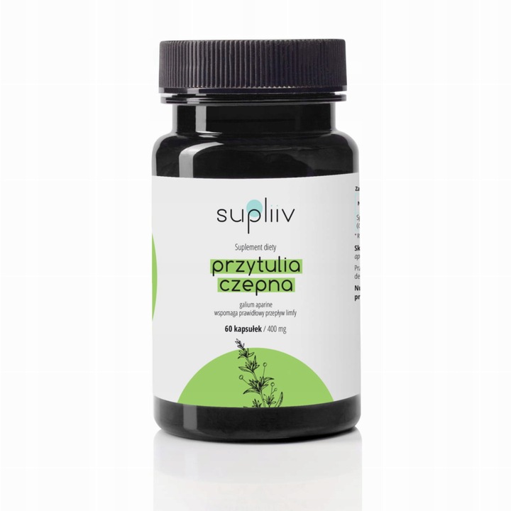 PRZYTULIA CZEPNA LIMFA DETOKS OBRZĘKI ziołowy naturalny 100% 60 kaps.