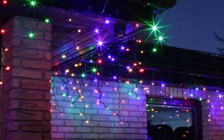 SOPLE FLASH 500 LED ZEWNĘTRZNE MULTIKOLOR KOLOROWE lampki z Flashem