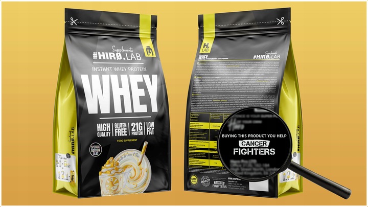 Białko koncentrat serwatkowe WPC 2270 g Instant Whey Protein Gruszka Hiro