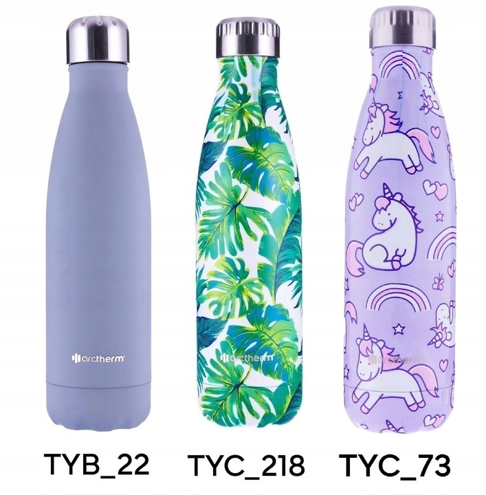 Butelka TERMICZNA na wodę 500ml NA KAWĘ WZORY