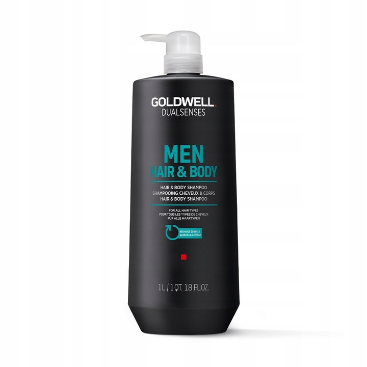GOLDWELL Men szampon do włosów i ciała 1000ml