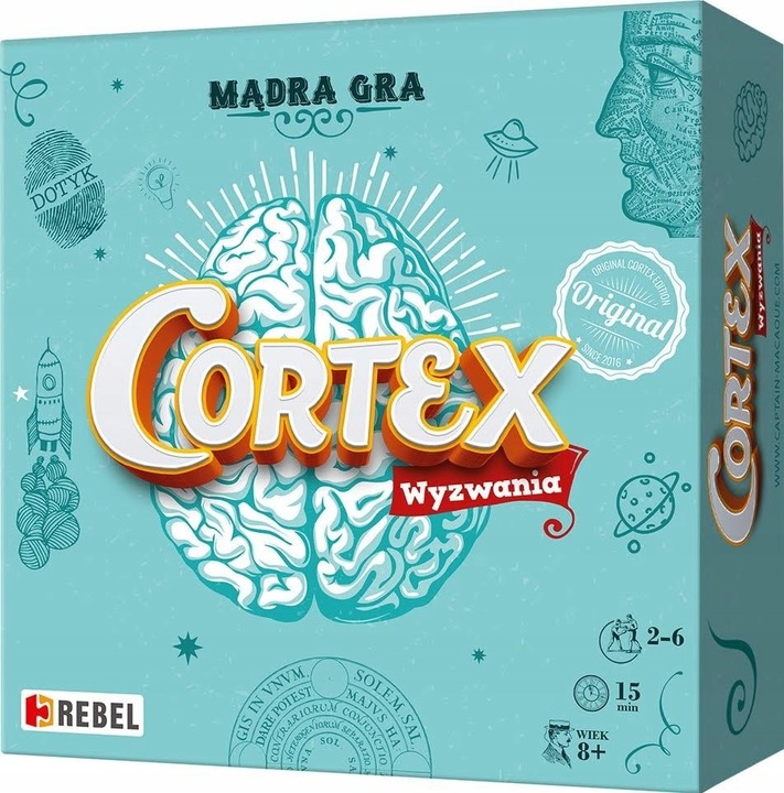 Gra logiczna na trening mózgu CORTEX Prezent dla 8-9-10-11-12-13-14 latka +