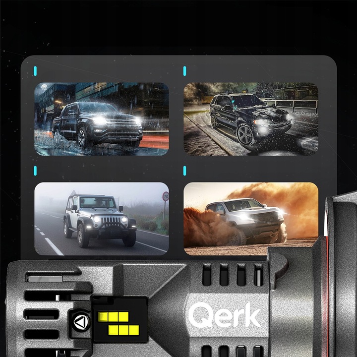 ŻARÓWKI LED H13 QERK 1 DO 1 WIĘCEJ ŚWIATŁA CAN RETROFIT IDEALNIE DOPASOWANE