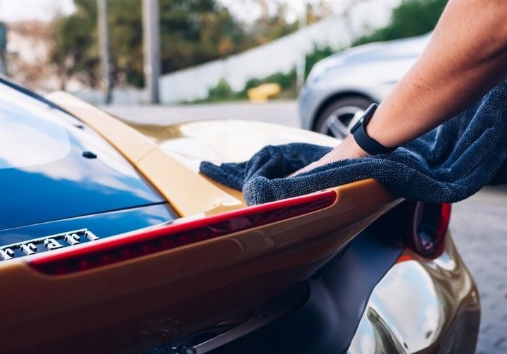 Work Stuff KING 90x73cm Ręcznik Do Osuszania Samochodu Extra Chłonny GIFT !