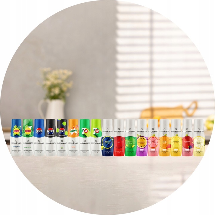 Zestaw Syrop koncentrat do wody SodaStream 7up 3x440 ml + Torba GRATIS