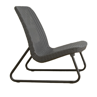 Zestaw Mebli Keter dla 2 osób RIO PATIO SET FOTELE I STOLIK ANTRACYT