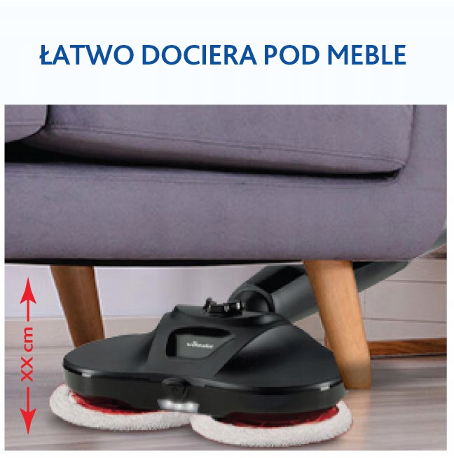 MOP ELEKTRYCZNY VILEDA LOOPER BEZPRZEWODOWY SPRYSKIWACZ + 4 Wkłady Gratis