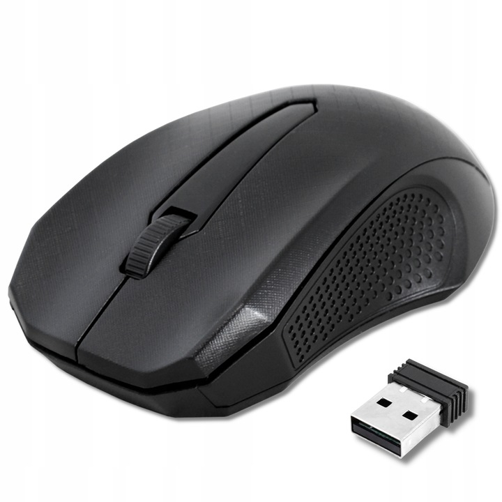 ZESTAW KLAWIATURA MYSZKA BEZPRZEWODOWA CZARNY SLIM