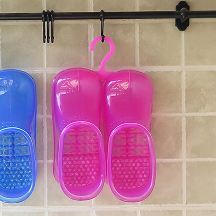 Buty do kąpieli stóp Ruchome przenośne moczenie stóp Czerwone