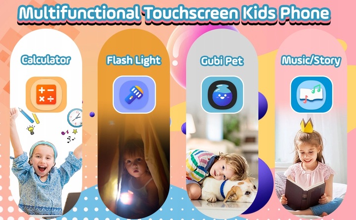 Smartfon Dla Dzieci z Kamerą i Grami - Nauka i Zabawa!