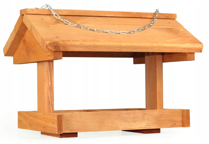 Karmnik Drewniany domek dla ptaków budka KR-3