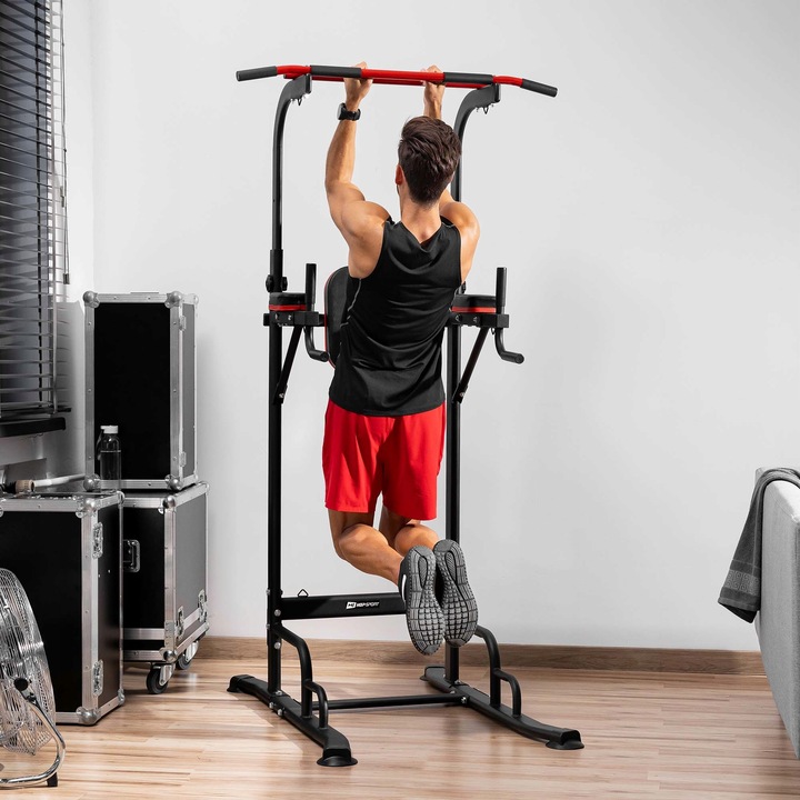 Stacjonarne poręcze treningowe regulowane drążek do ćwiczeń brzucha dipów