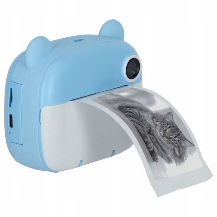 APARAT CYFROWY NATYCHMIASTOWY DLA DZIECI Z DRUKARKĄ GRAMI KAMERA HD +KARTA