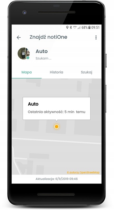 Lokalizator kluczy NotiOne Go Plus
