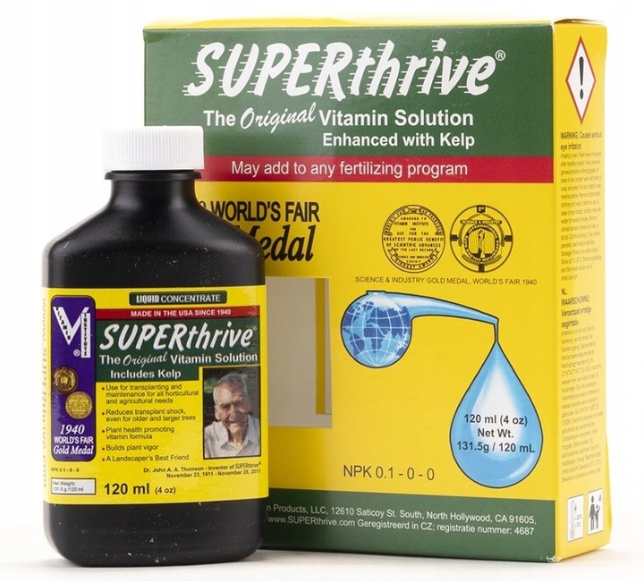 SUPERTHRIVE 120ml - witaminy i hormony dla roślin