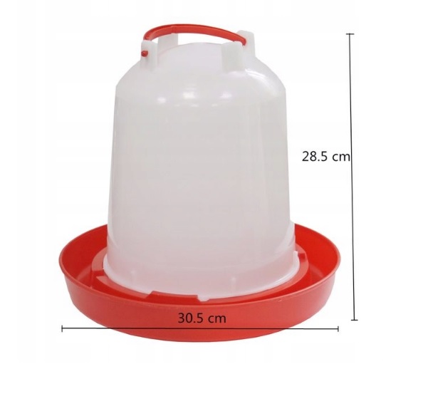 POIDŁO KARMNIK DLA DROBIU KUR GĘSI KACZEK 6L 6KG