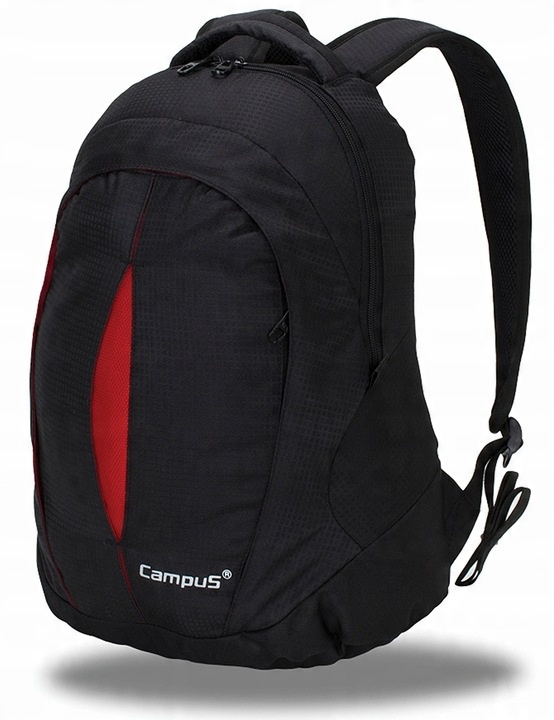 LEKKI WYGODNY PLECAK MIEJSKI CAMPUS KOOL | POJEMNOŚĆ 20L | CZARNY