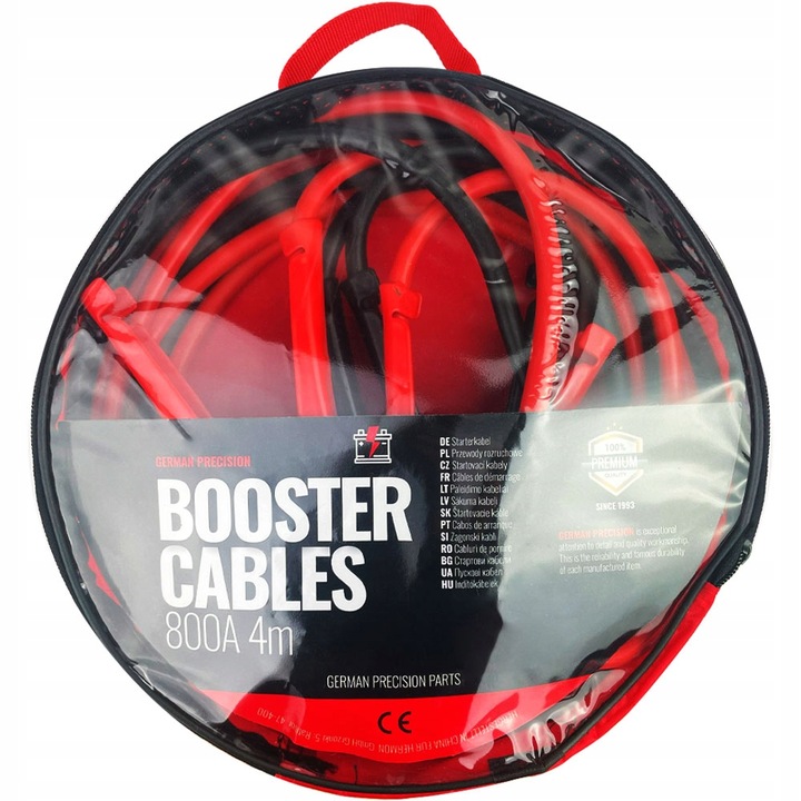 PRZEWODY ROZRUCHOWE DO AKUMULATORA 800A 4M GRUBE KABLE SOLIDNE